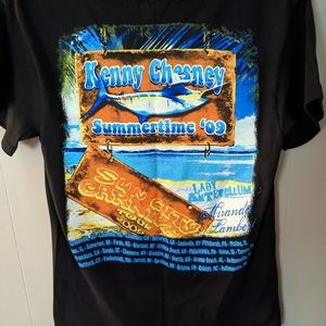 Sun City Carnival Tour 2009 Kenny Chesney Country Band Adult Size S Black